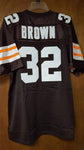 Authentic Jerseys Jim Brown "Throwback Classics" Cleveland Browns Jersey, color brown