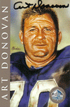 Autographed Football Cards Art Donovan Autographed Hall of Fame Card