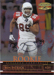 Autographed Football Cards Ben Patrick Autographed Football Card