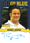 Autographed Football Cards Bennie Joppru Autographed Football Card