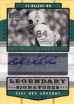 Autographed Football Cards Billy "White Shoes" Johnson Autographed Card