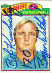 Autographed Football Cards Bob Kuechenberg Autographed Football Card