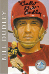 Autographed Football Cards "Bullet" Bill Dudley Autographed Football Card