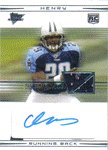 Autographed Football Cards Chris Henry Autographed Rookie Football Card