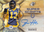 Autographed Football Cards Daymeion Hughes Autographed Football Card