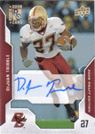 Autographed Football Cards DeJuan Tribble Autographed Rookie Football Card