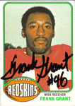 Autographed Football Cards Frank Grant Autographed Topps Football Card
