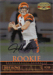 Autographed Football Cards Jeff Rowe Autographed Rookie Football Card