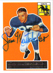 Autographed Football Cards Jim Mutscheller Autographed Football Card