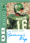 Autographed Football Cards Jimmy Raye Autographed Football Card