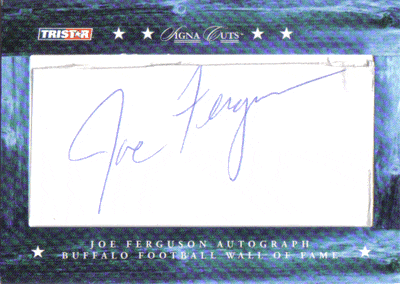 Autographed Football Cards Joe Ferguson Autographed Football Card