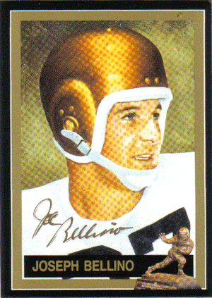 Joseph Bellino Autographed Football Card FootballCollectible.com Joseph Bellino Autographed Football Card FootballCollectible.com