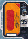Autographed Football Cards Lawrence Jackson Autographed Jersey Card