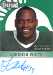 Autographed Football Cards Lorenzo White Autographed Football Card