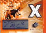 Autographed Football Cards Luke McCown Autographed Jersey Football Card