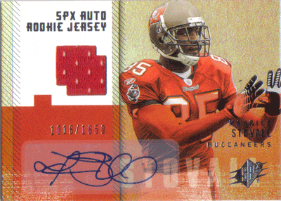 Autographed Football Cards Maurice Stovall Autographed Rookie Football Card