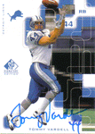 Autographed Football Cards Tommy Vardell Autographed Football Card