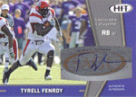 Autographed Football Cards Tyrell Fenroy Autographed Rookie Football Card