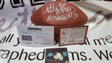 Autographed Footballs Anthony Thomas Autographed NFL Leather Football