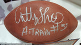 Autographed Footballs Anthony Thomas Autographed NFL Leather Football