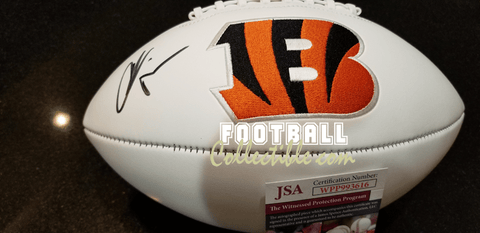 Autographed Footballs Chad Johnson Autographed Bengals Football
