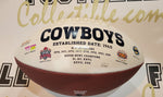 Autographed Footballs Jay Novacek Autographed Dallas Cowboys Football