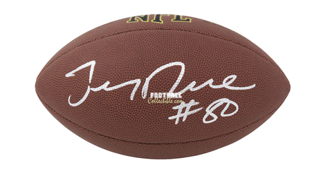 Autographed Footballs Jerry Rice Autographed Full Size Football
