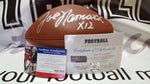 Autographed Footballs Joe Namath Autographed Full Size Wilson Football