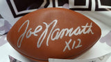 Autographed Footballs Joe Namath Autographed Full Size Wilson Football