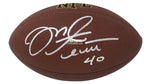 Autographed Footballs Mike Alstott Autographed Super Grip Full Size NFL Football