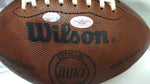 Autographed Footballs Purple People Eaters Autographed Duke Football