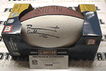Autographed Footballs Robert Gallery Autographed White Panel Football