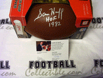 Autographed Footballs Sam Huff Autographed Football