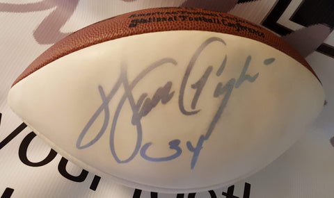 Autographed Footballs Walter Payton Autographed Full Size Football