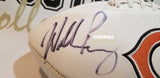 Autographed Footballs William Perry Autographed Chicago Bears White Panel Football