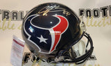 Autographed Full Size Helmets Andre Johnson Autographed Authentic Full Size Helmet