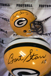 Autographed Full Size Helmets Bart Starr Autographed Full Size Throwback Helmet