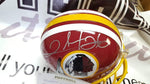 Autographed Full Size Helmets Clinton Portis Autographed Full Size Washington Redskins Replica Helmet