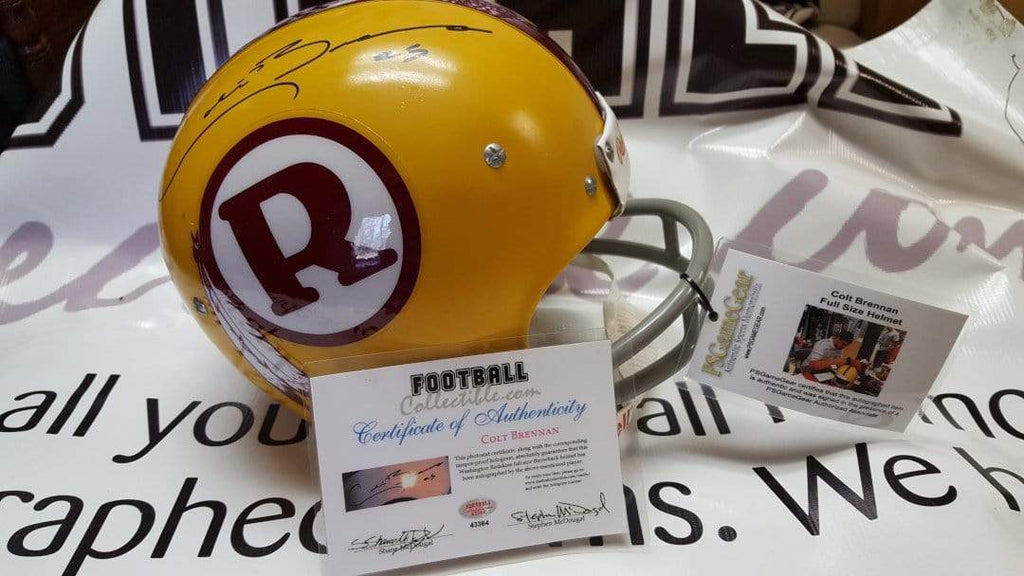 Full size redskins store helmet