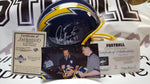Autographed Full Size Helmets Dan Fouts Autographed San Diego Chargers Full Size Helmet
