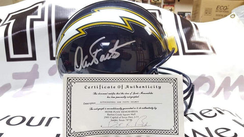 Autographed Full Size Helmets Dan Fouts Autographed San Diego Chargers Proline Helmet