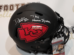 Autographed Full Size Helmets Dante Hall Autographed Authentic Eclipse Kansas City Chiefs Helmet