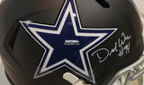 Autographed Full Size Helmets Demarcus Ware Autographed Black Dallas Cowboys Helmet
