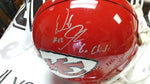 Autographed Full Size Helmets Derrick Johnson Autographed Chiefs Proline Helmet