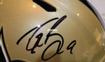 Autographed Full Size Helmets Drew Brees Autographed New Orleans Saints Helmet
