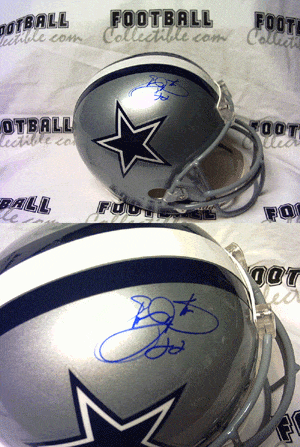Autographed Full Size Helmets Emmitt Smith Autographed Full Size Helmet