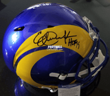 Autographed Full Size Helmets Eric Dickerson Autographed Rams Helmet