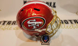 Autographed Full Size Helmets George Kittle Autographed 49ers Flash Alternate Speed Helmet