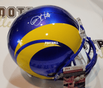 Autographed Full Size Helmets Gerald Everett Autographed Los Angeles Rams Helmet