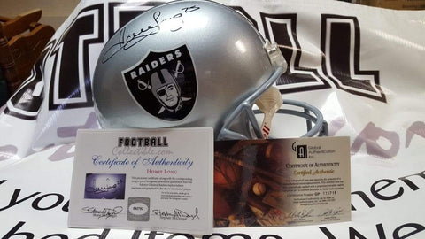 Autographed Full Size Helmets Howie Long Autographed Oakland Raiders Helmet